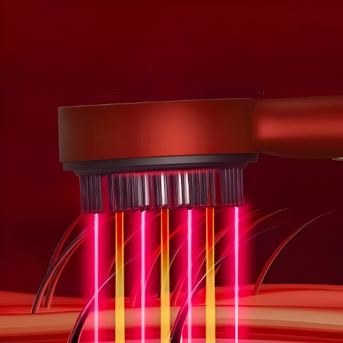 red light therapy scalp massager